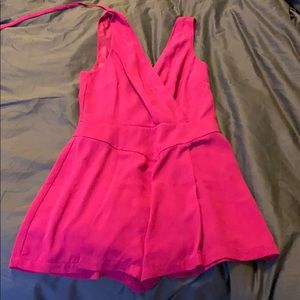 Fuchsia Romper